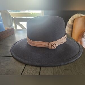San Diego Hat Company Blue and Tan Fedora